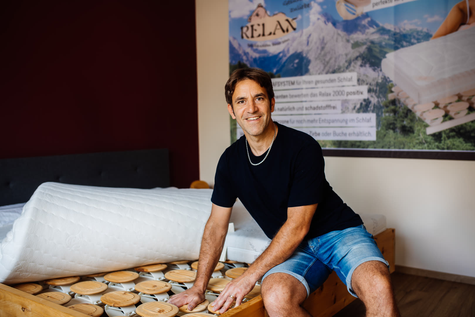 Ergonomische Schlafberatung — Wirbelsäule abtasten